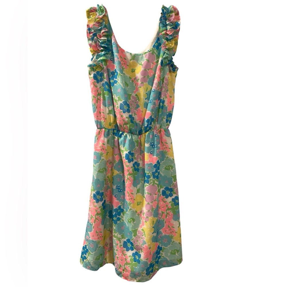 Lilly Pulitzer Floral Sleeveless Dress Size S - Picture 2 of 6